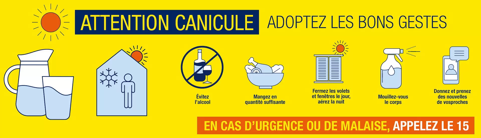 Plan canicule : le C.C.A.S vous accompagne